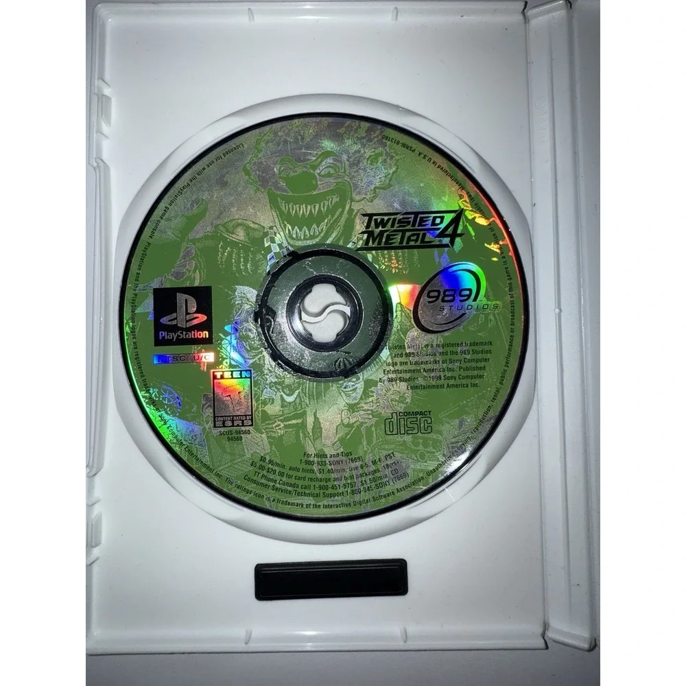 Twisted Metal 4 - Sony PlayStation‎ 1 PS1 Disc Only. Tested And Works